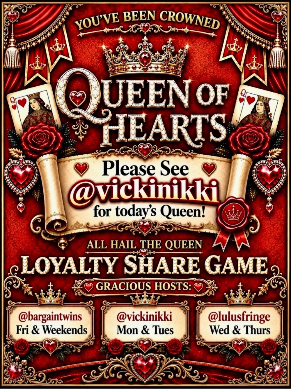 NEW GAME WILL START SOON!
PLEASE LIKE TO STAY LOYAL, ROYALS! - Picture 3 of 7